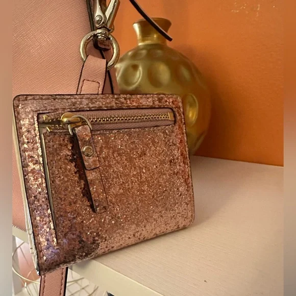 KATE SPADE Cedar Street Bag w/Glitter Bug Stacey Wallet Bundle (EUC) - Picture 8 of 15